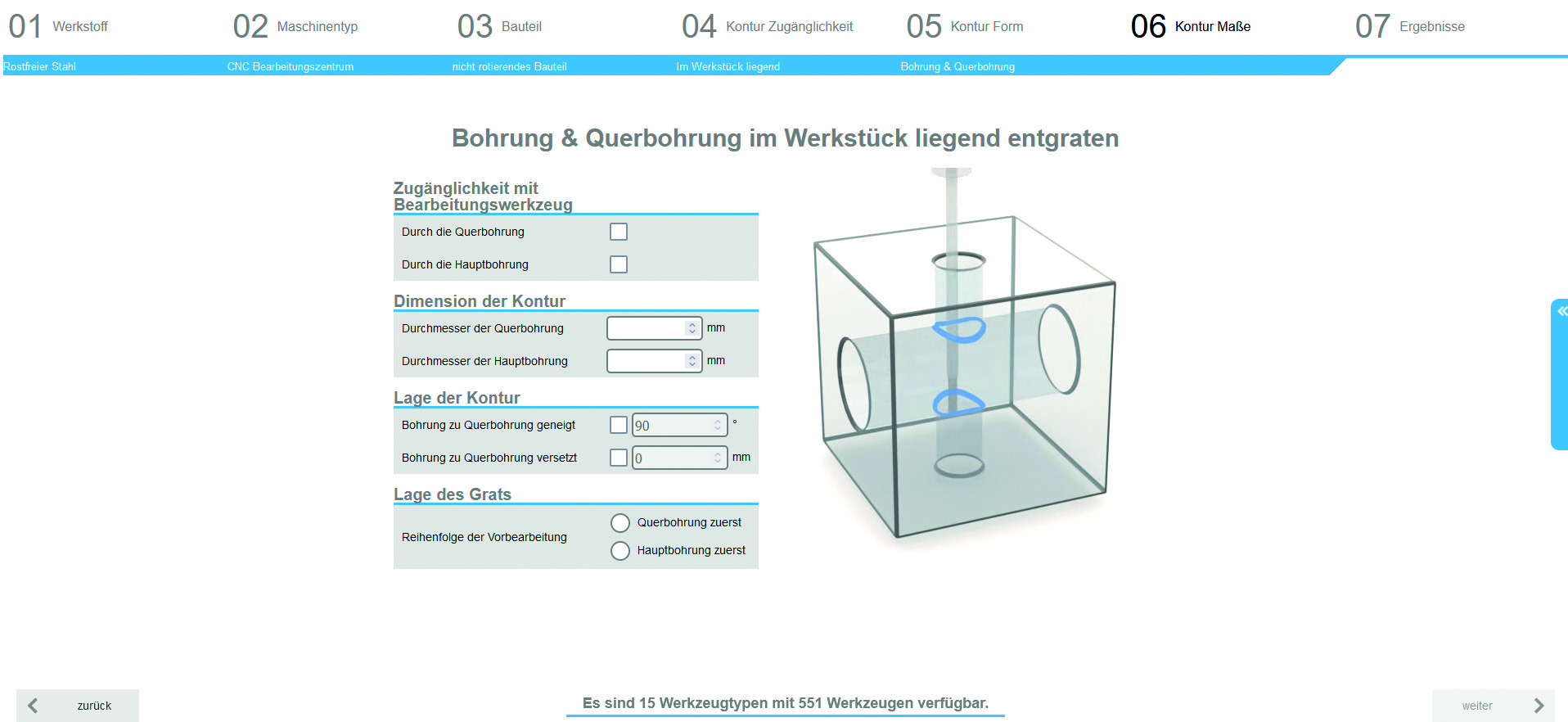 Online zum optimalen Entgratwerkzeug